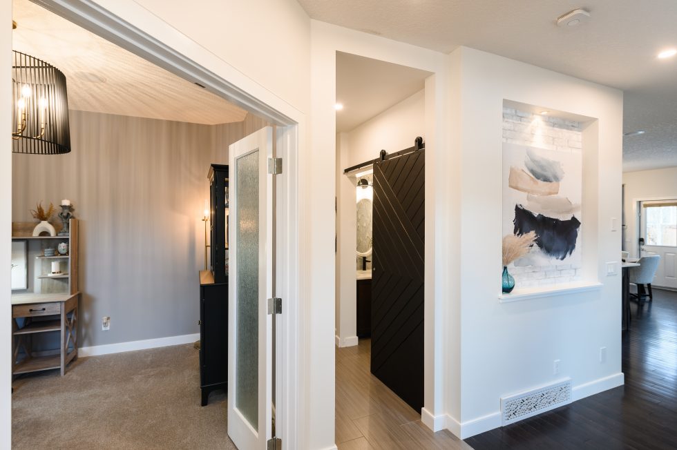 Cochrane Modern Farmhouse Interior Design - Unshelf Design