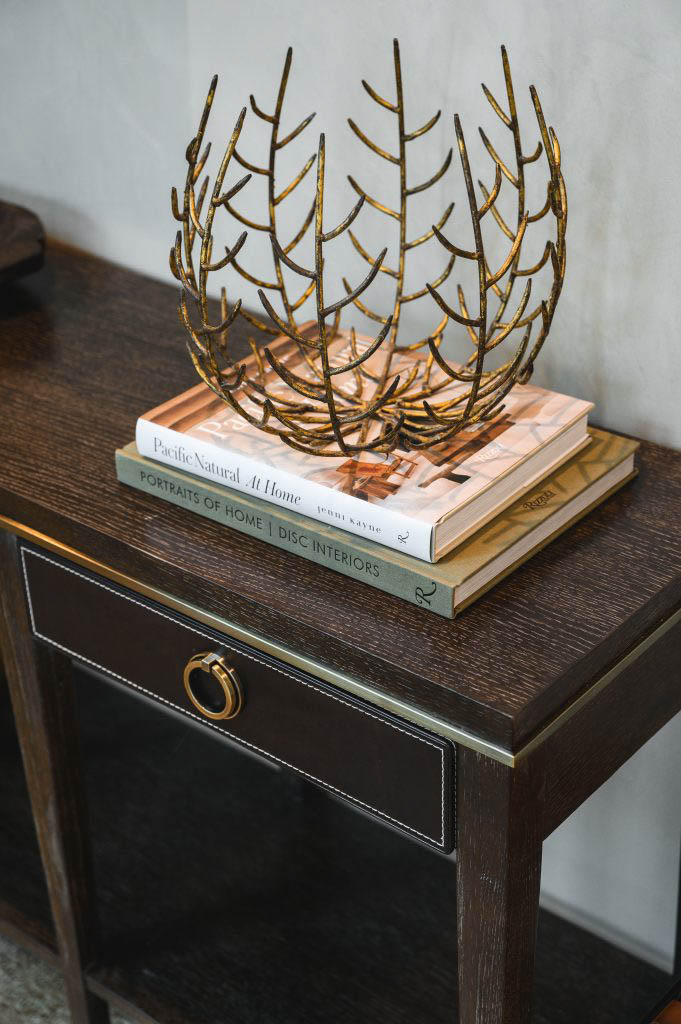 Modern brass bowl