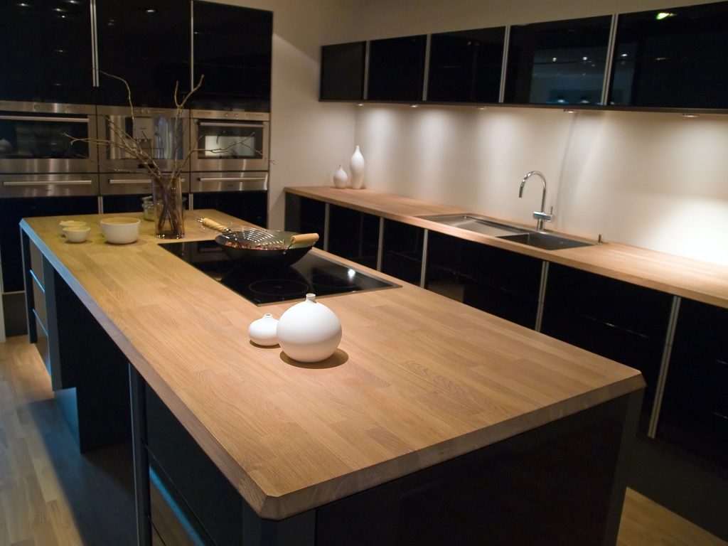 modern kitchen countertop