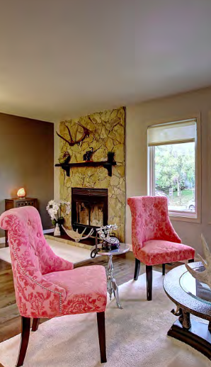 staged living room