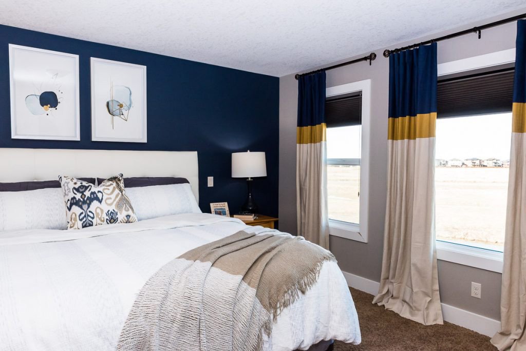 bedroom staging