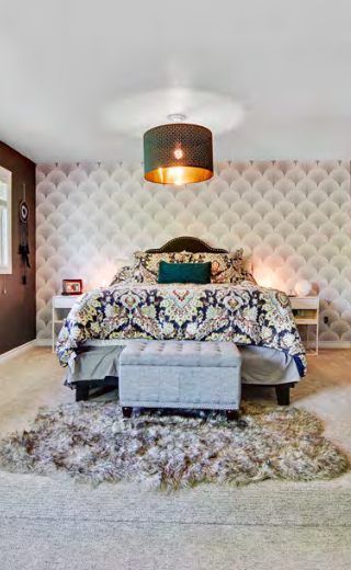 staged bedroom