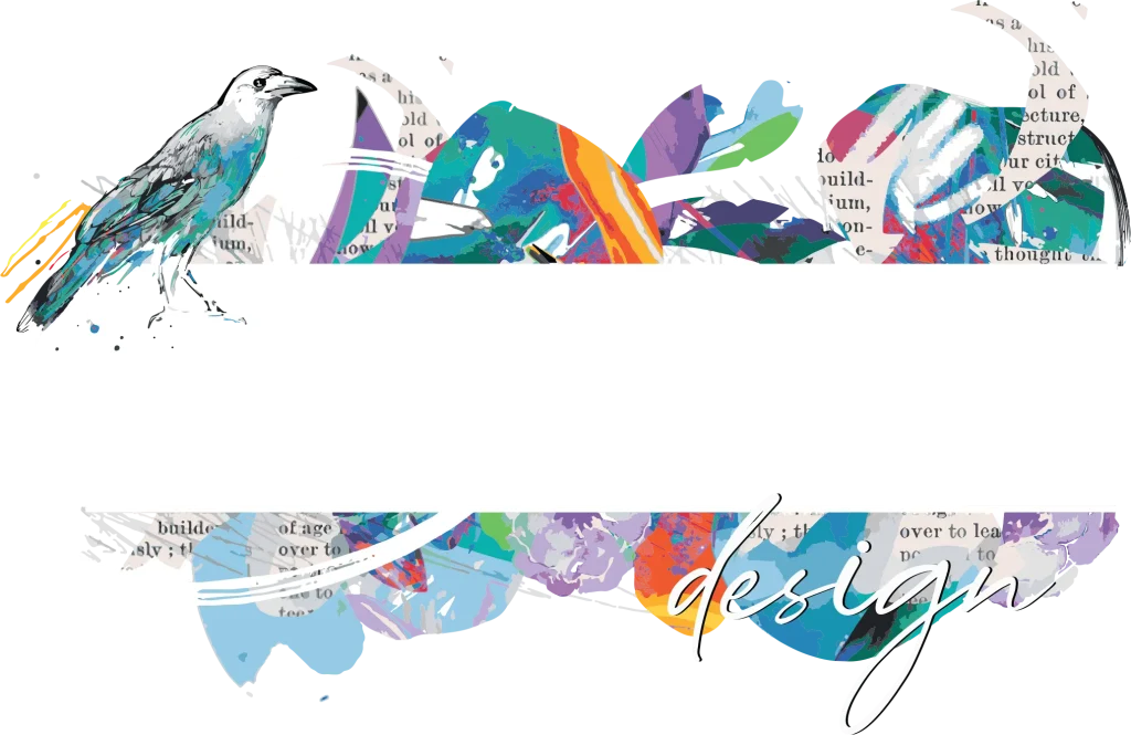 Unshelf Design Logo white version