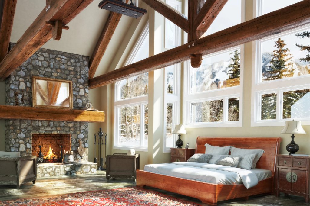 rustic bedroom