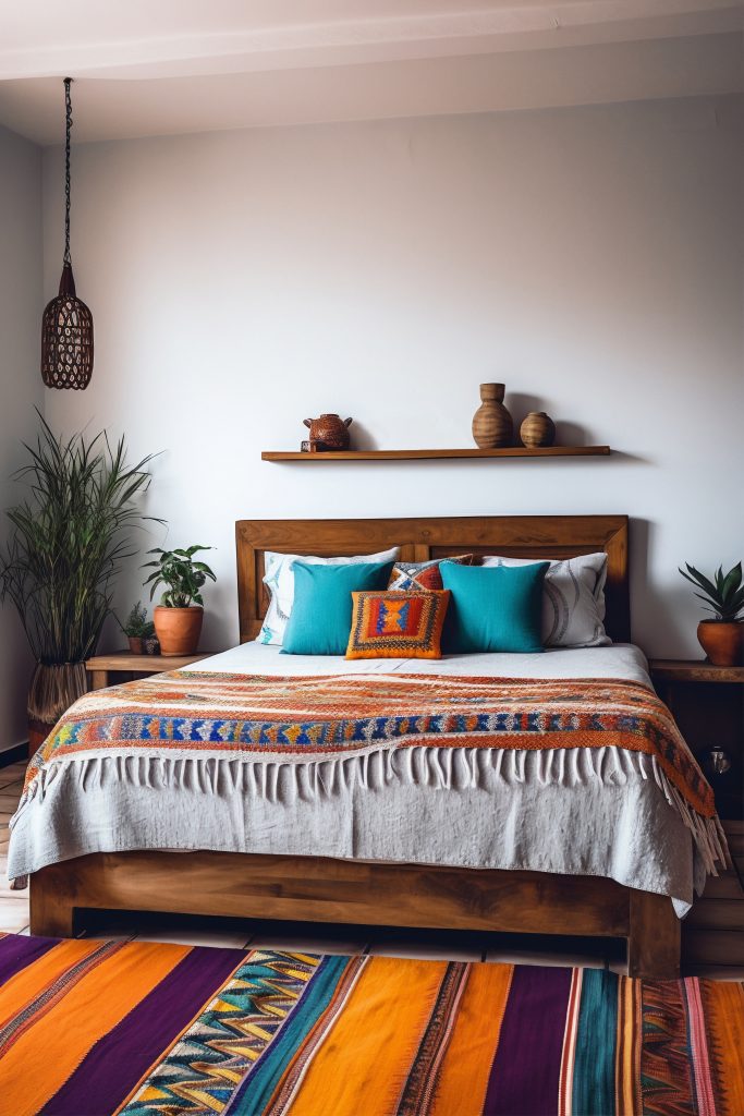 southwestern bed room