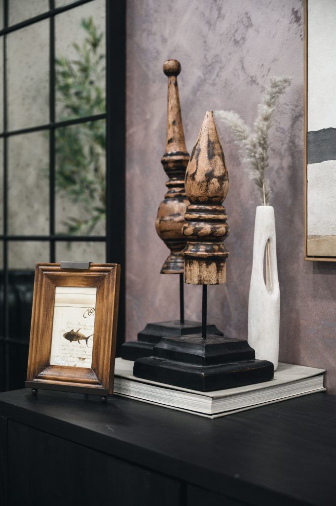 Renovation Show Wabi Sabi Room Interior Decorating Wabi Console Brass Details Unshelf Design. Modern table top decor.