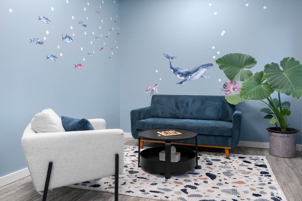 Child Psychology Clinic Okotoks Office Decorating - Unshelf Design