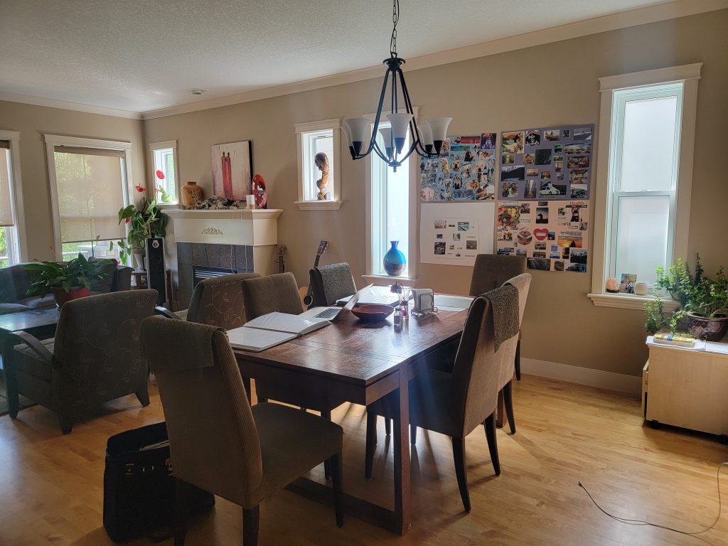 dining room before