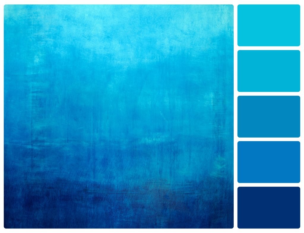 blue swatches