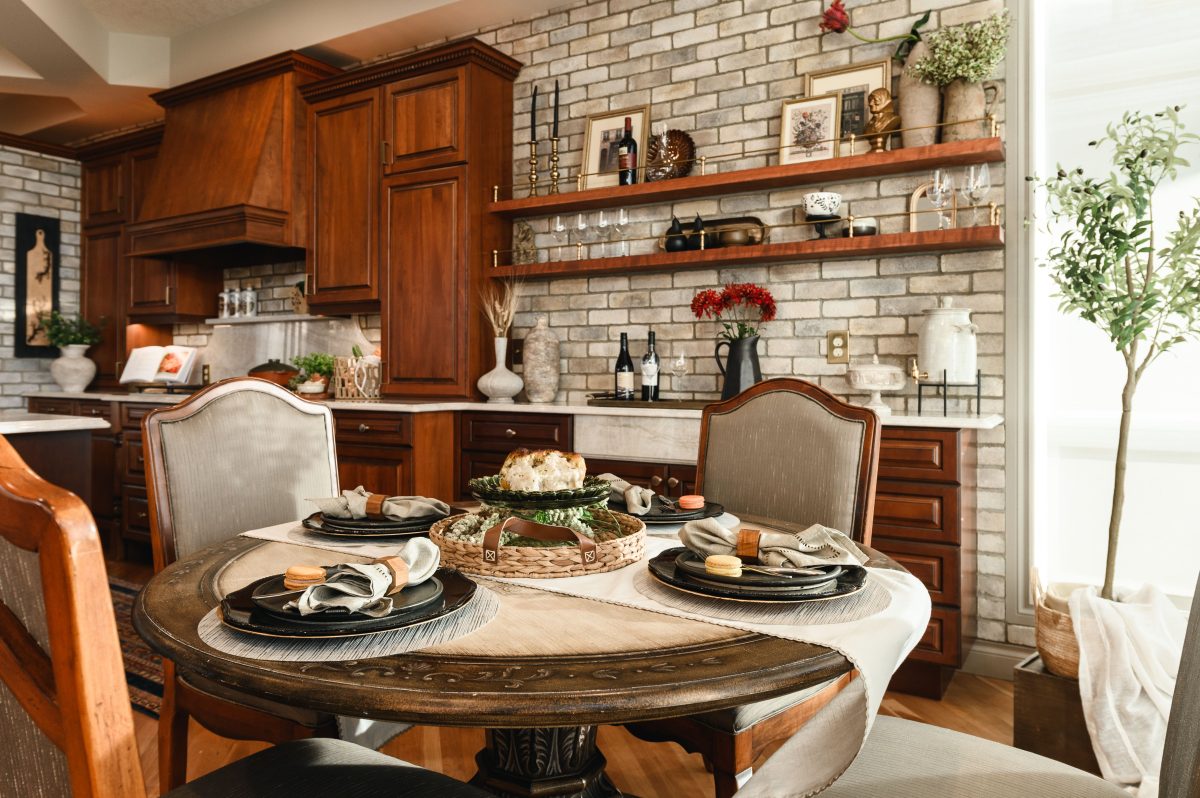 old world italian kitchen and bath renovation interior design and furnishing round dining table unshelf design