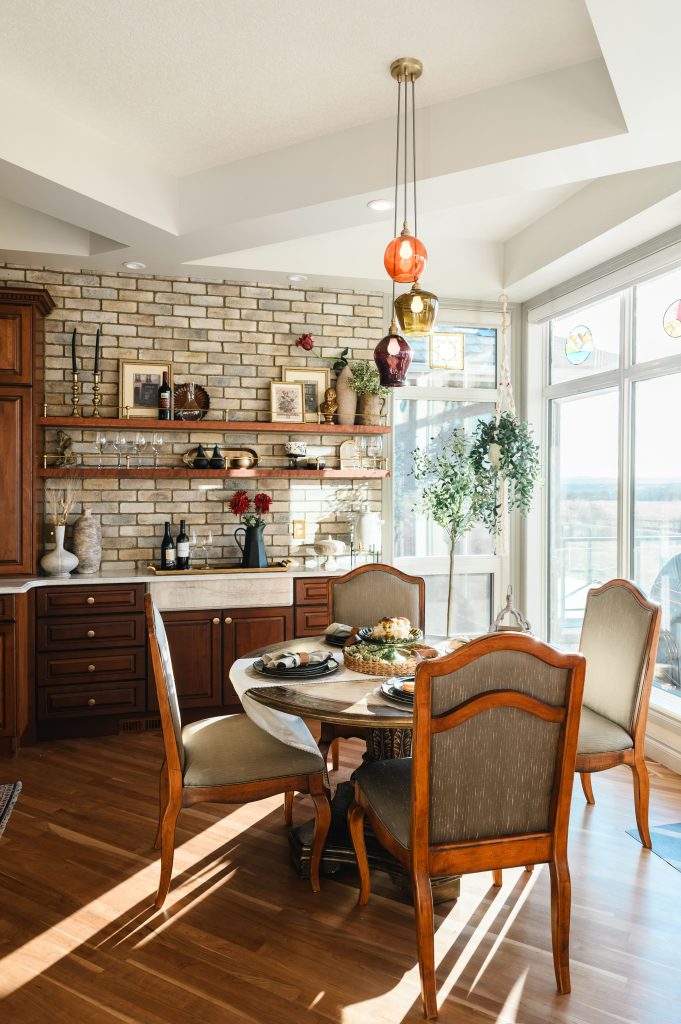 old world italian kitchen and bath renovation interior design and furnishing wine nook unshelf design