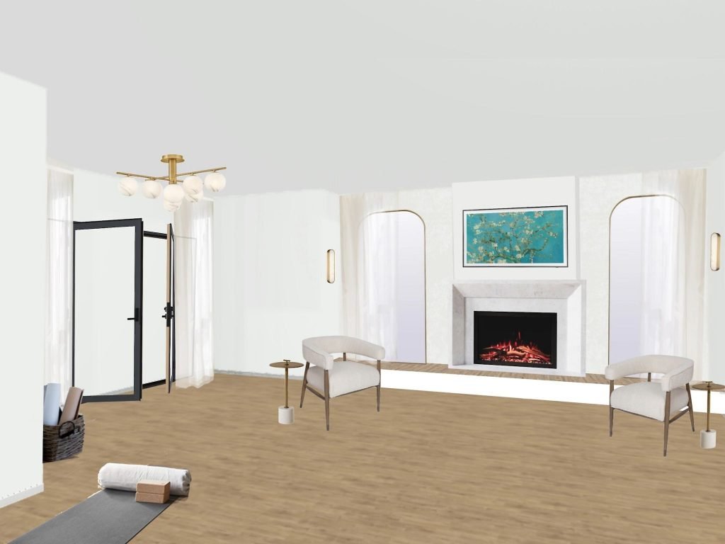 modern mountain v2 interior design and furnishing primary bedroom unshelf design