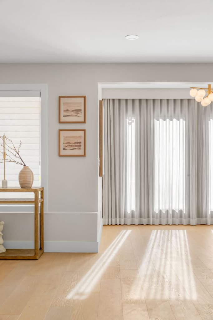 basement wellness space build out interior design and furnishing bright basement unshelf design
