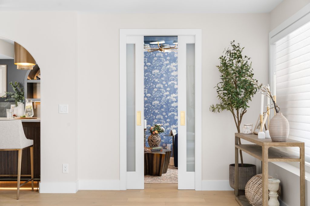 basement wellness space build out interior design and furnishing home library sneak peek unshelf design